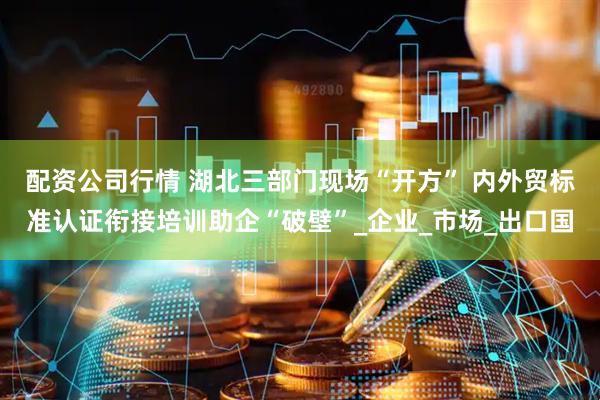 配资公司行情 湖北三部门现场“开方” 内外贸标准认证衔接培训助企“破壁”_企业_市场_出口国